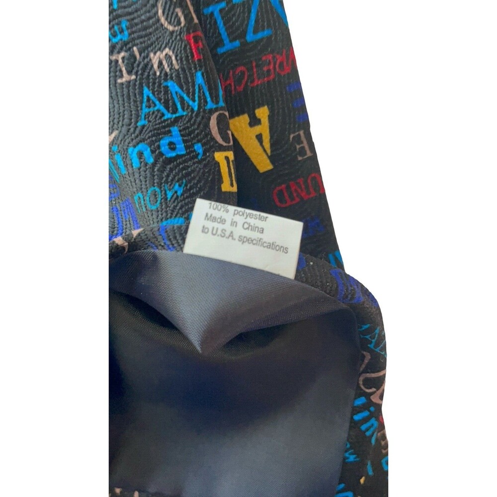 Roberto Cellini Amazing Grace Tie Religious Christian Hymn Choir Music Lyrics - Picture 5 of 7